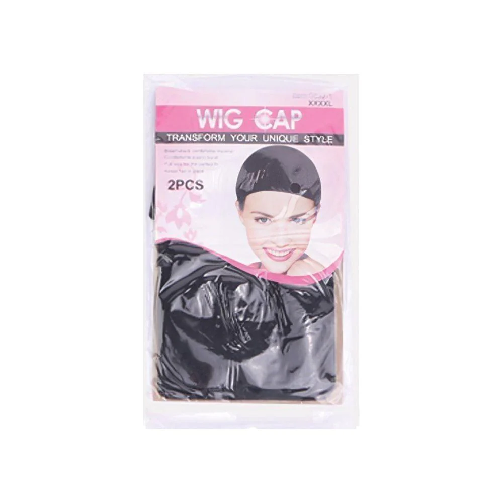 Dreamfix Wig Cap 2 pieces Per Pack Black/Brown/Dark Brown/Blonde - Image 2