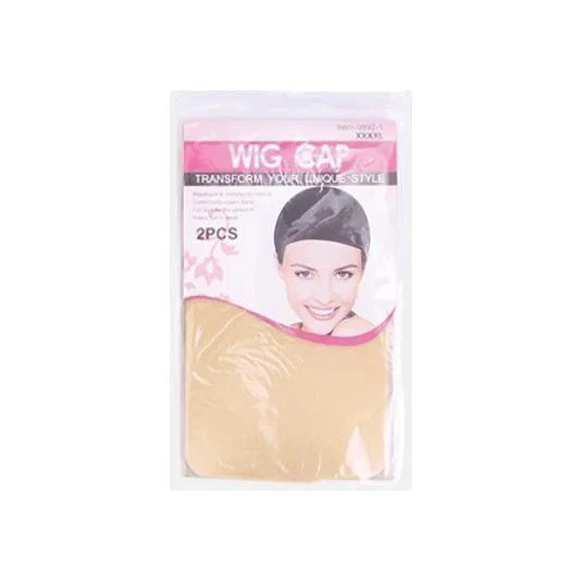Dreamfix Wig Cap 2 pieces Per Pack Black/Brown/Dark Brown/Blonde - Image 5