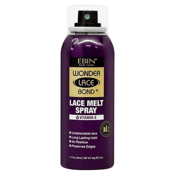Ebin New York Wonder Lace Bond Lace Melt Spray Silk Protein/Keratin/Vitamin E 80ml - Image 10