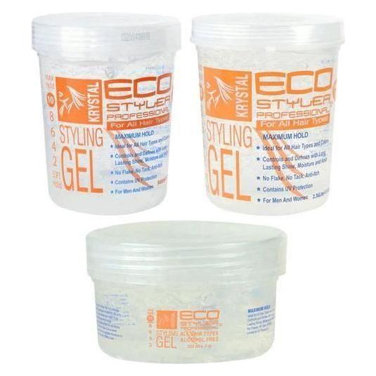 Eco Styler Krystal Styling Gel 80oz/32oz/24oz/16oz/8oz/3oz