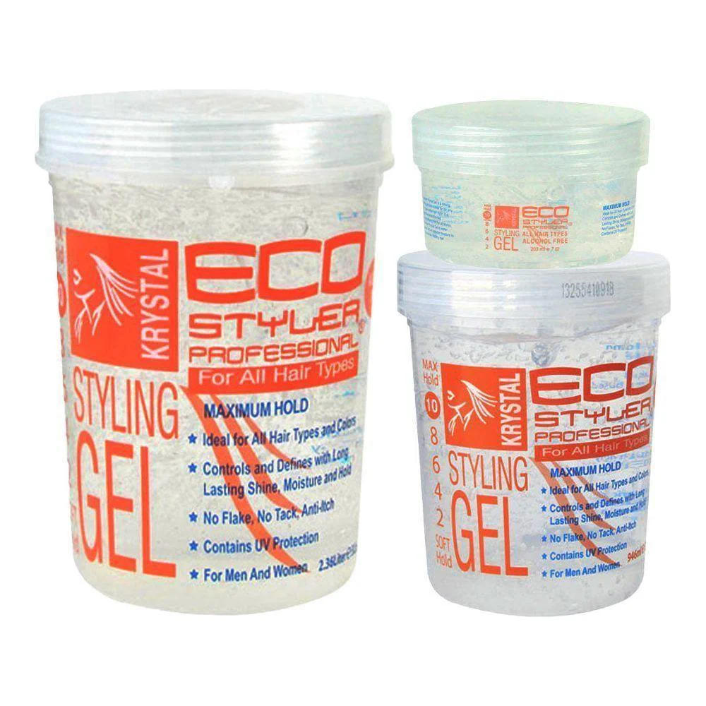 Eco Styler Krystal Styling Gel 80oz/32oz/24oz/16oz/8oz/3oz - Image 5