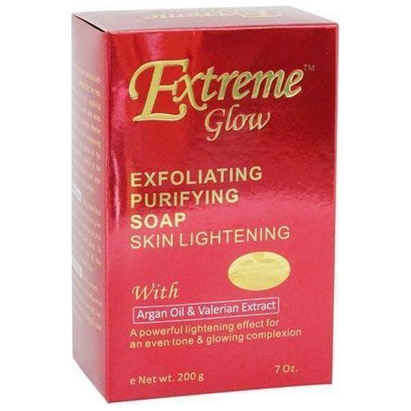 Extreme Glow Exfoliating Purifying Soap Skin Lightening with Argan Oil & Valeria