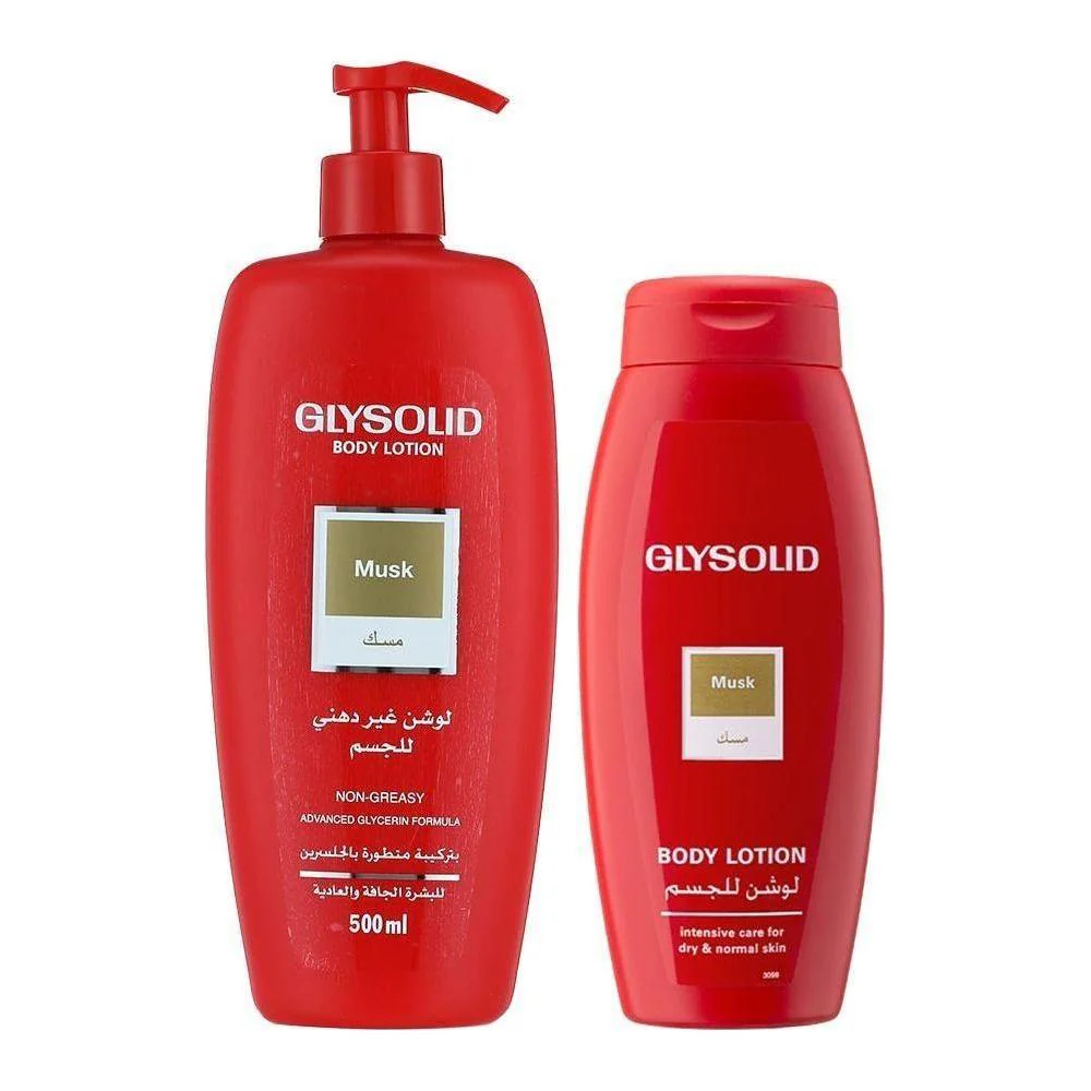 Glysolid Musk Body Lotion 500 ml / 250 ml