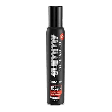 Gummy Keratin Ultra Strong Hold Hair Styling Mousse 225ml