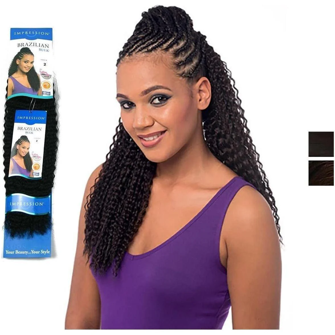 Impression Bulk - Brazilian 20 - Synthetic Hair