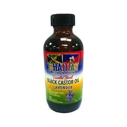 Jahaitian Combination Black Castor oil  Lavender 4oz