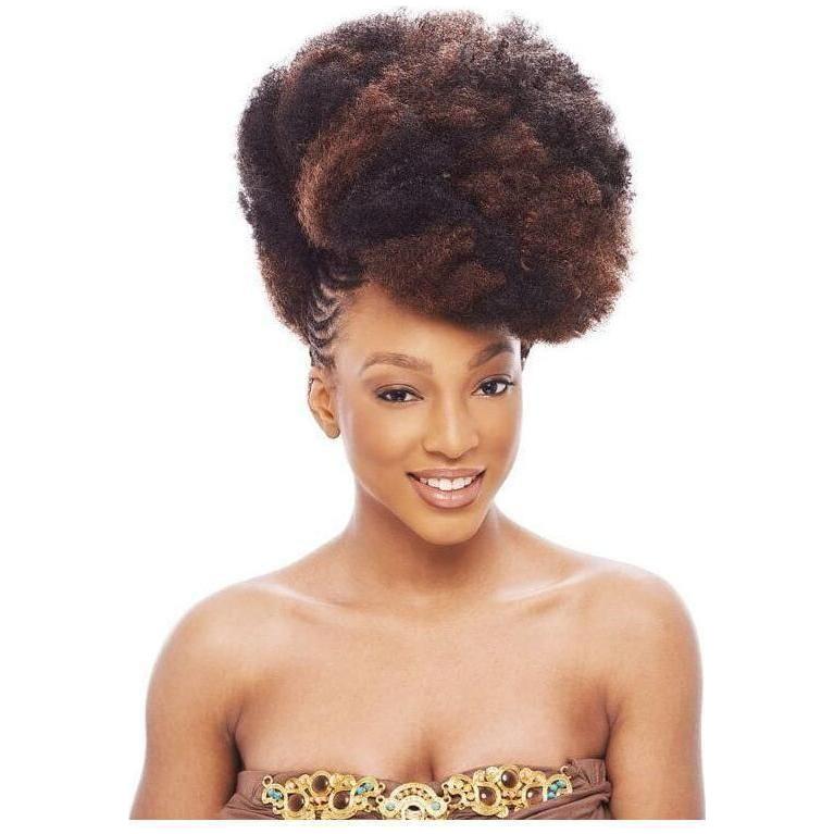 Janet Collection Noir 2X Afro Kinky Bulk 24" 100% Kanekalon Fiber - Image 3
