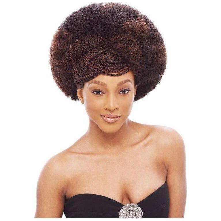 Janet Collection Noir 2X Afro Kinky Bulk 24" 100% Kanekalon Fiber - Image 5