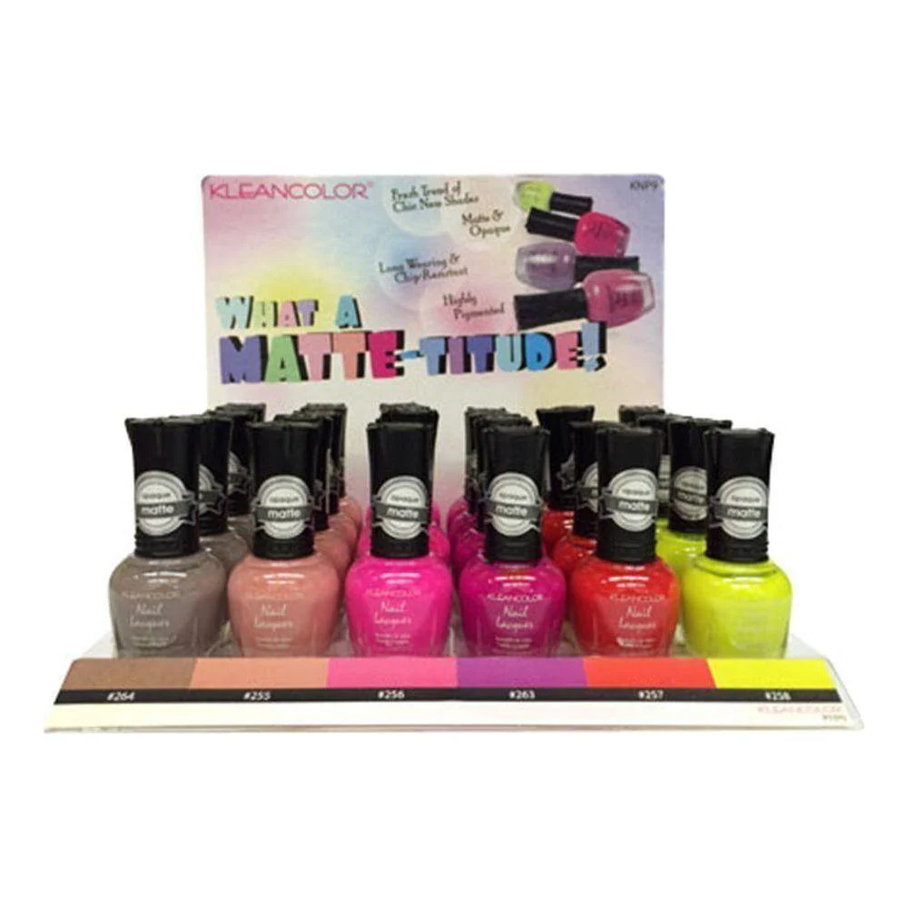 KLEANCOLOR Nail Polish SET - 6 Colors /24pcs - Image 5
