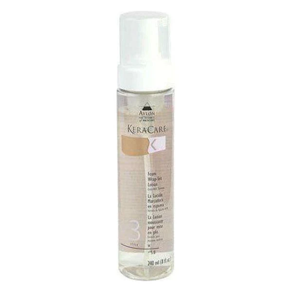 KeraCare Foam Wrap-Set Lotion Extra Hold Formula 8 oz/240ml