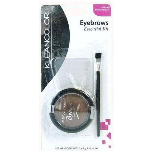 Kleancolor Eyebrow Kit Black/Medium Brown/Brown - Image 5