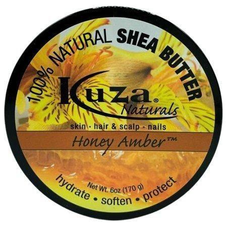 Kuza 100% Natural Shea Butter Honey-Amber 6 oz - Image 2