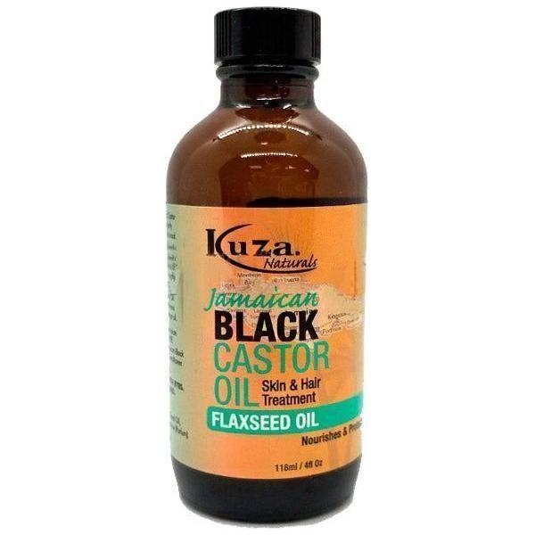 Kuza Jamaican Black Castrol Flaxseed Oil 4oz