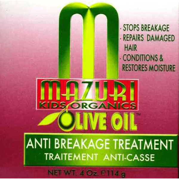Mazuri Kids Organics Olive Oil Anti Breakage Treatment 114g