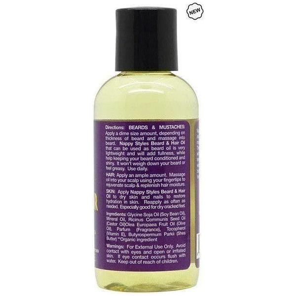 Nappy Styles Beard & Hair Oil 118ml - Image 2