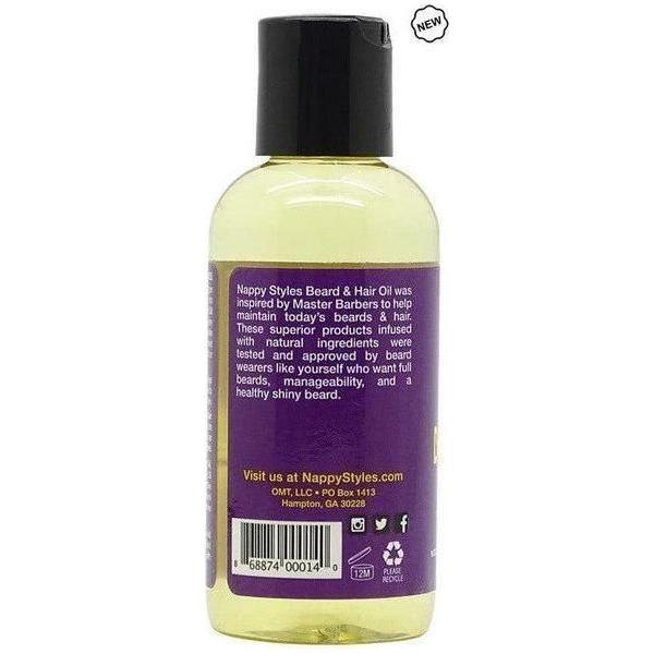 Nappy Styles Beard & Hair Oil 118ml - Image 3