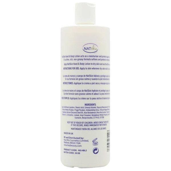 NATskin Hand & Body Lotion 500ml - Image 2