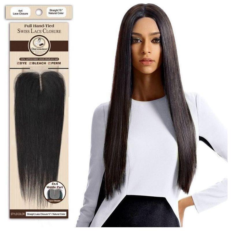 Dream Hair 4*4 Top Part Closure Straight 16 : Natural Color