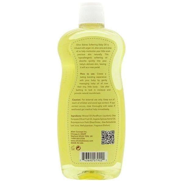 Olive Babies Softening Baby Oil 355ml - Image 2