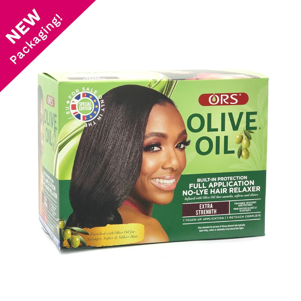 Organic Root Stimulator Olive Oil No Lye Relaxer, Extra Strength
