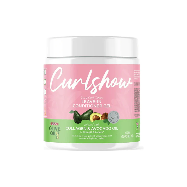 ORS CurlShow Leave-In Conditioner Gel Collagen & Avocado Oil 16oz/473ml