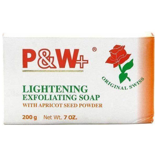 P&W Lightening Exfoliating Soap With Apricot Seed Powder 200G