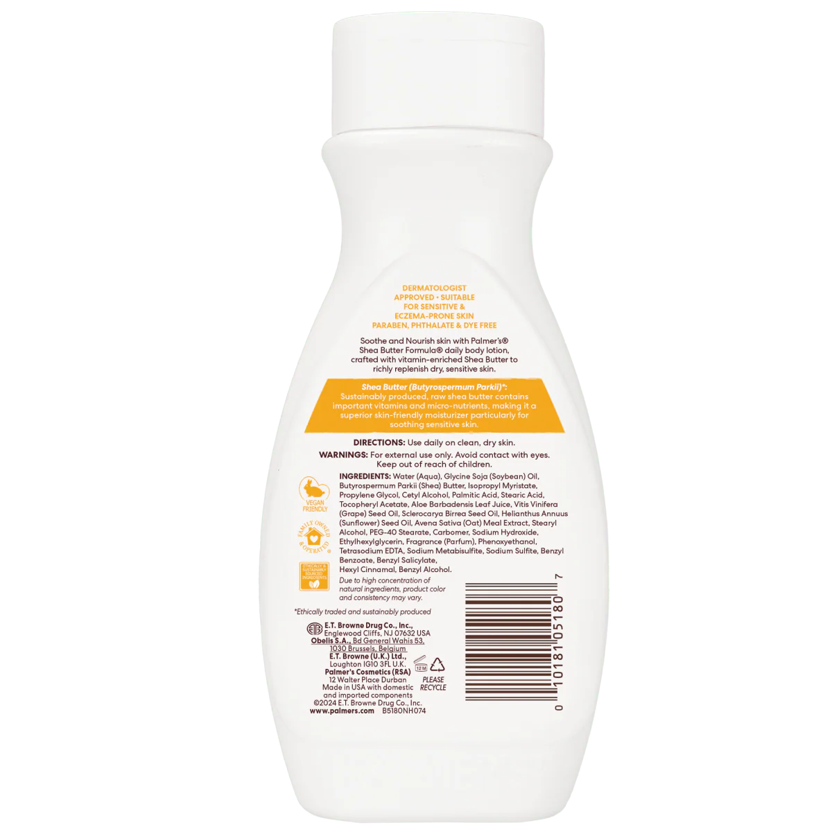 Palmer's Shea Formula Raw Shea Body Lotion 250ml/400ml - Image 3