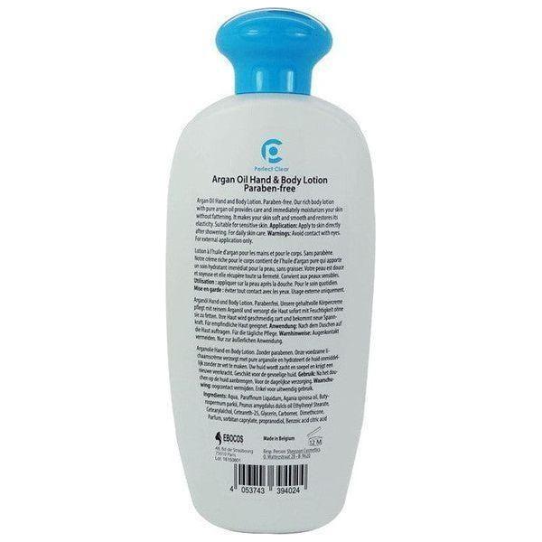 Perfect Clear Argan Oil Hand & Body Lotion, Paraben free 500ml - Image 2