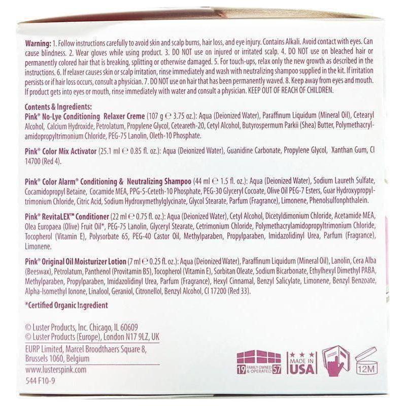 Pink Conditioning No-Lye Relaxer Kit Regular - Image 2