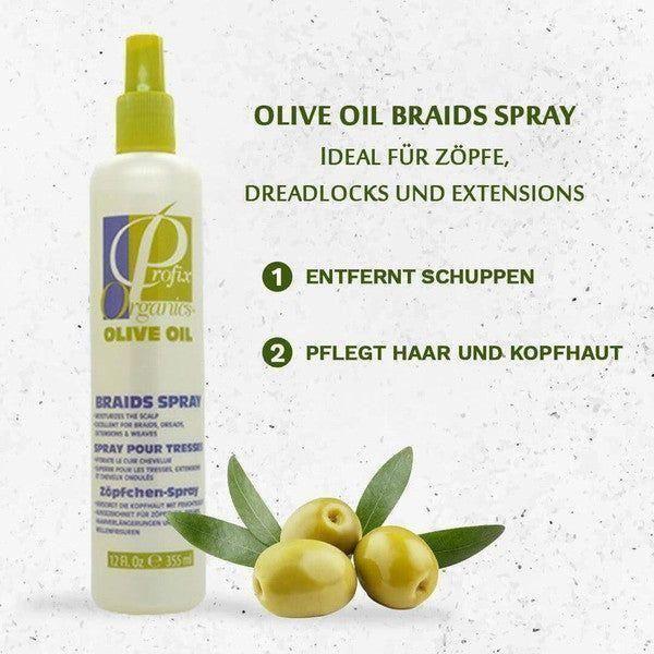 Profix Organics Olive Oil Braids Spray 355ml - Image 3