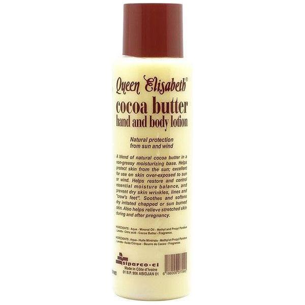 Queen Elisabeth Cocoa Butter Hand and Body Lotion 400ml - Image 2
