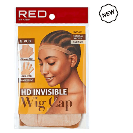 Red By Kiss HD Invisible Stocking Wig Cap 2pcs - Image 2