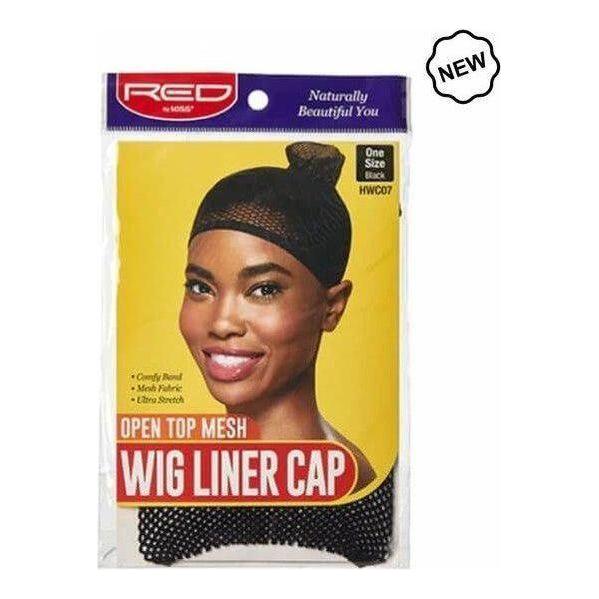 Red By Kiss Open Top Mesh Wig Liner Cap Black - Image 2