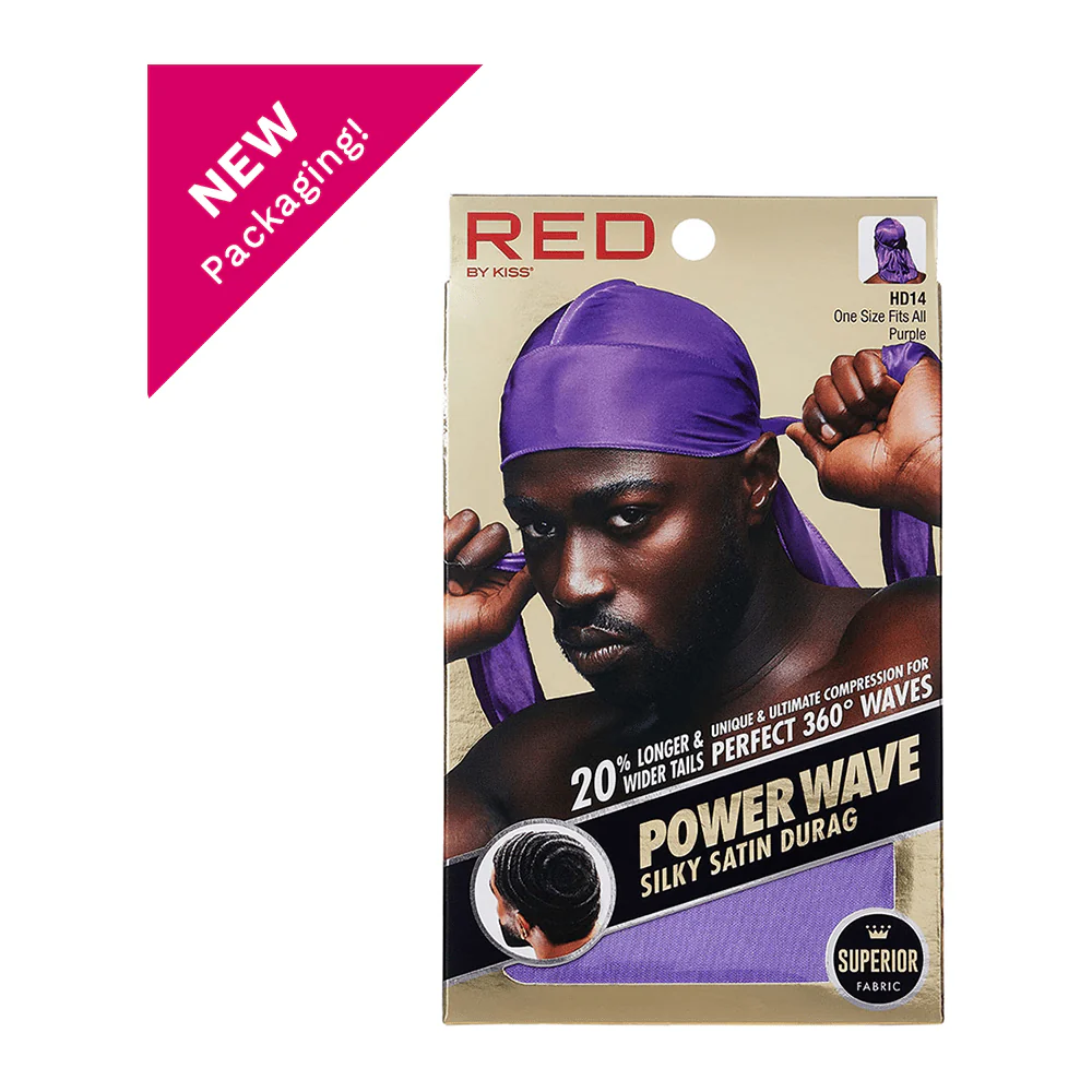 Red By Kiss Power Wave Silky Satin Durag _ Superior Fabric - Image 13