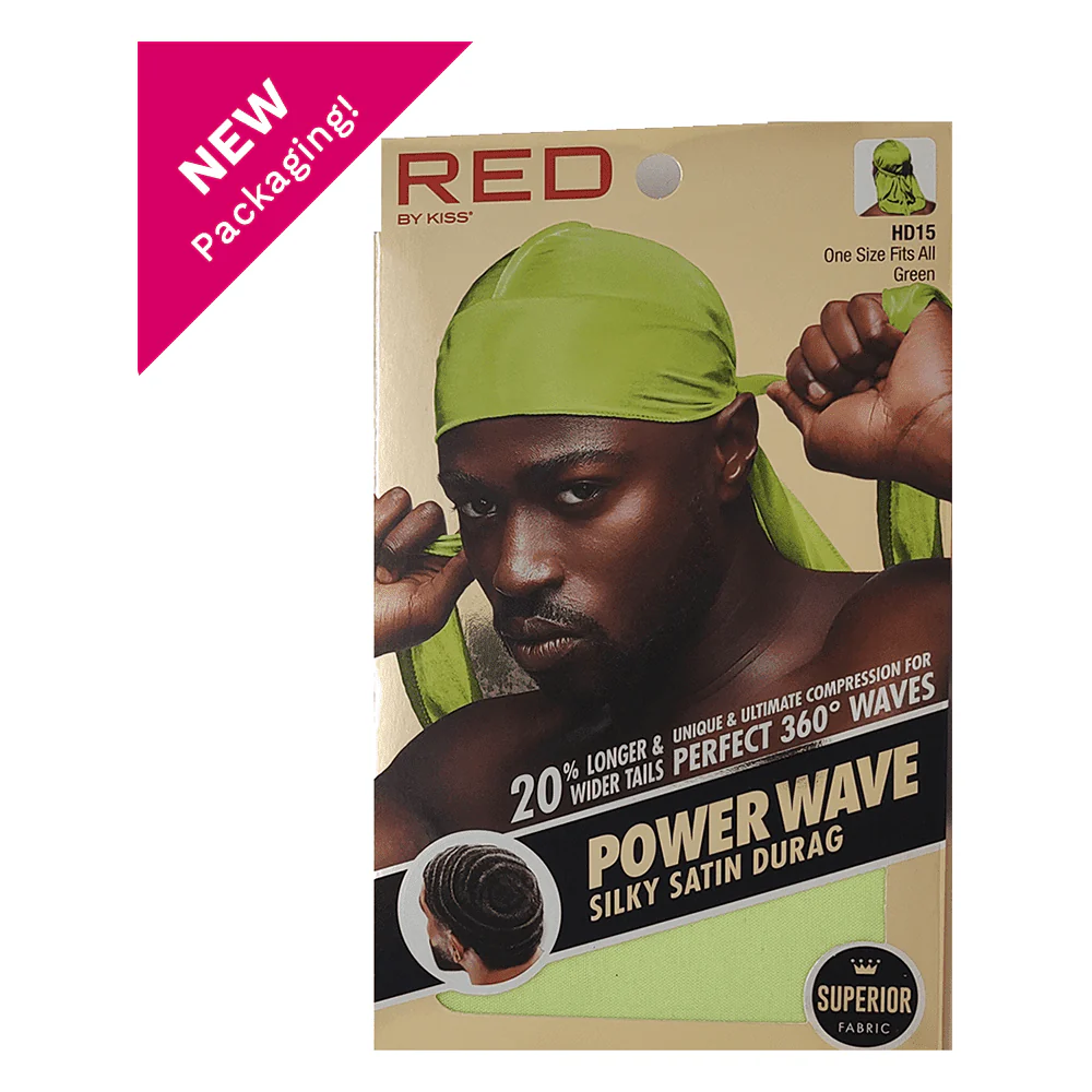 Red By Kiss Power Wave Silky Satin Durag _ Superior Fabric - Image 14