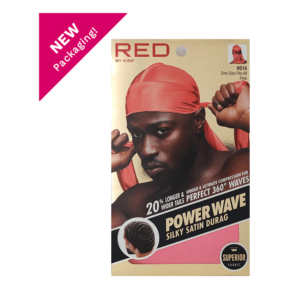 Red By Kiss Power Wave Silky Satin Durag _ Superior Fabric - Image 17