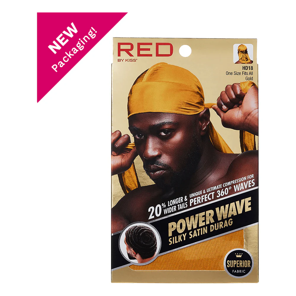 Red By Kiss Power Wave Silky Satin Durag _ Superior Fabric - Image 33