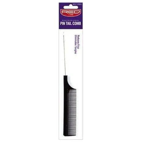 Red By Kiss: Single Pin Tail Comb - Black (CMB02)