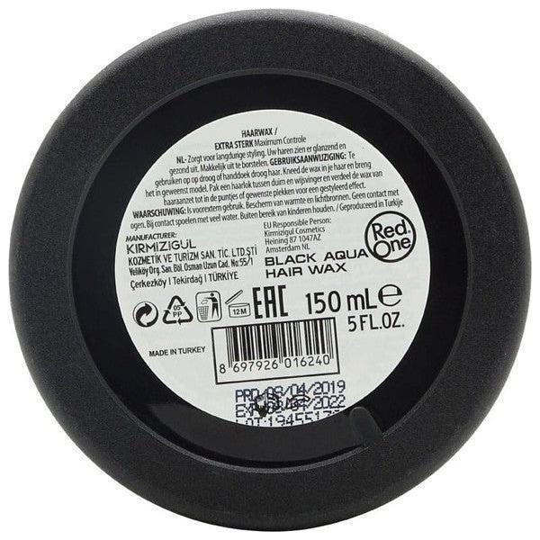RED ONE Aqua Hair Wax Black 150ml - Image 5