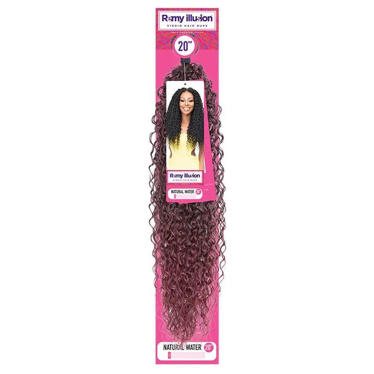 Remy Illusion Natural Water Wave  20"/30" extension Synthetic Hair - Image 3
