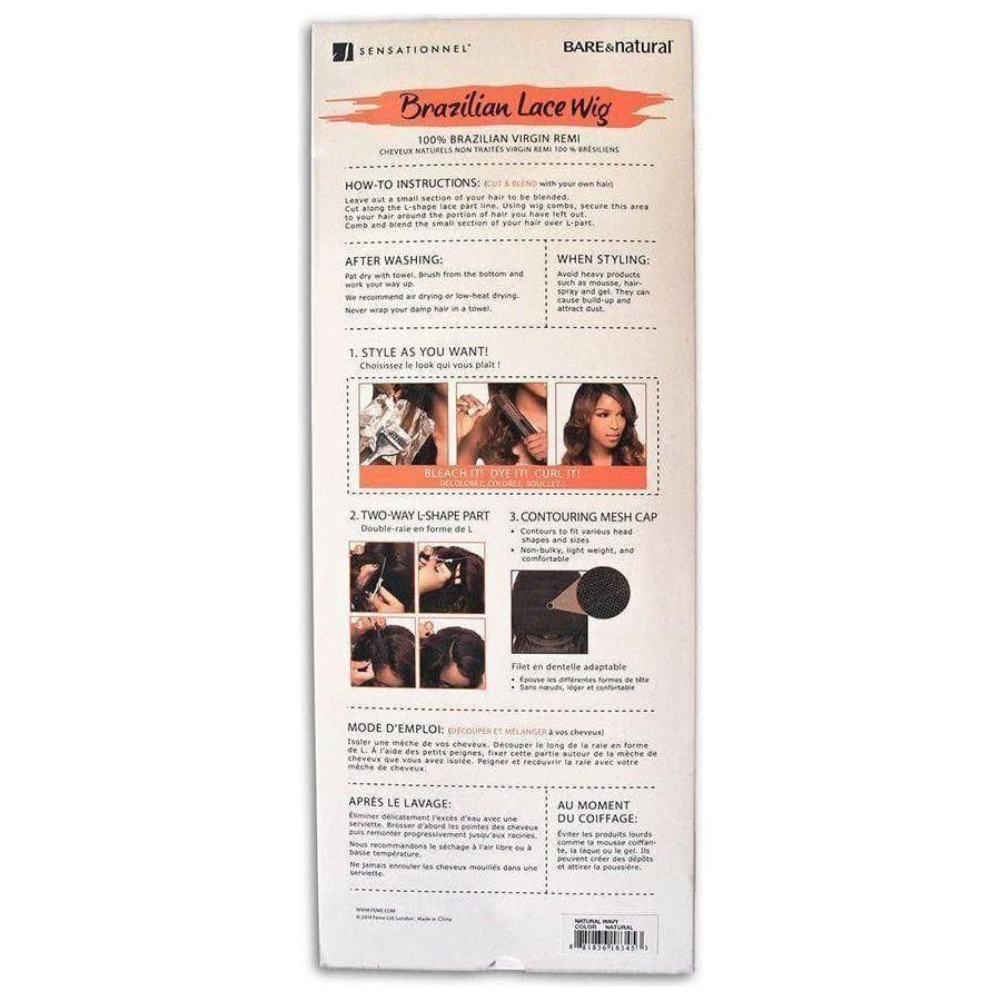 Sens.Wig HH Brazilian B & N Straight: Natural - Image 3