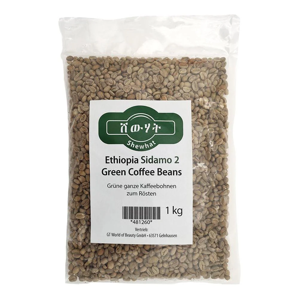 Shewhat Ethiopian Rohkaffee Bohnen 1 kg