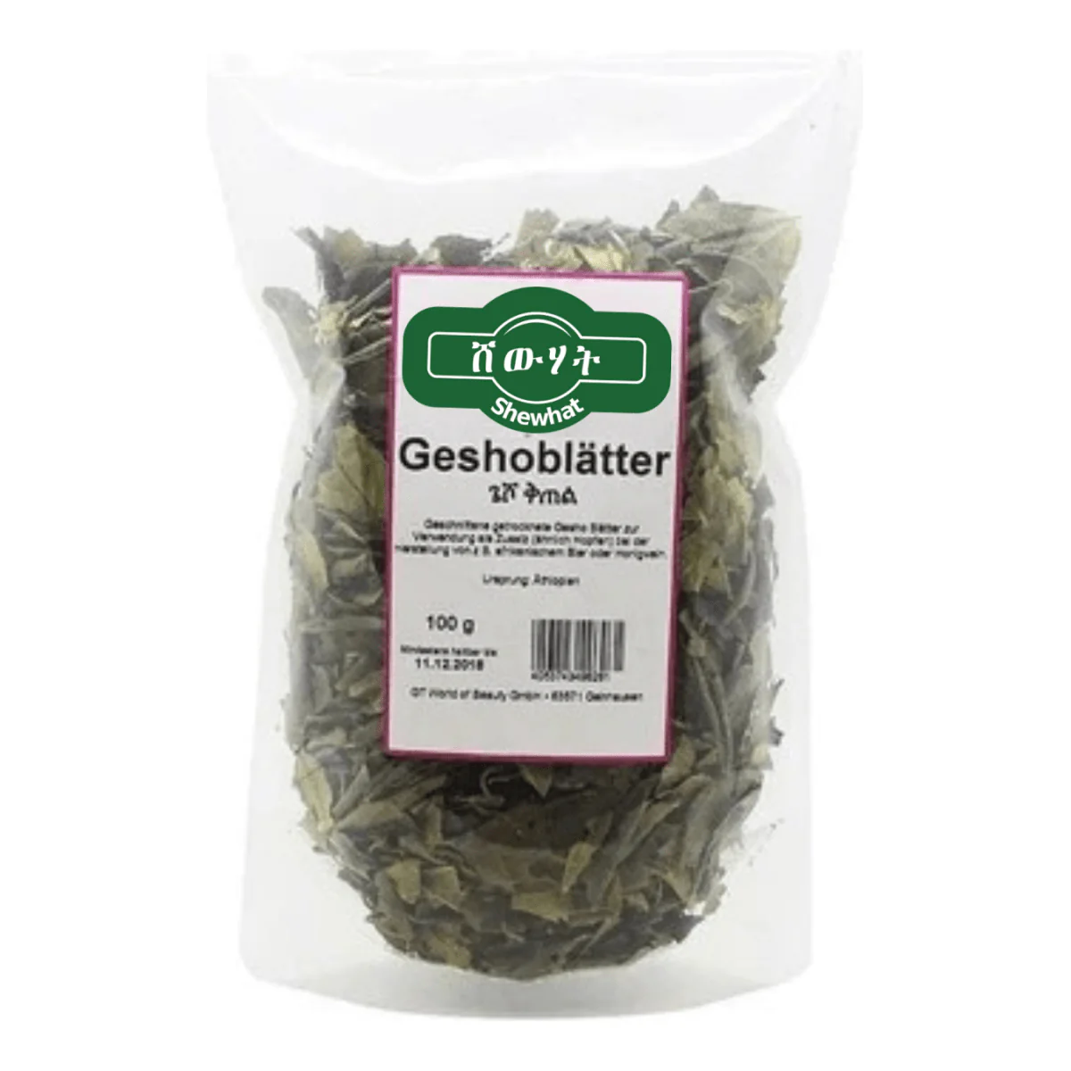 Shewhat Food Gesho Blätter 100g