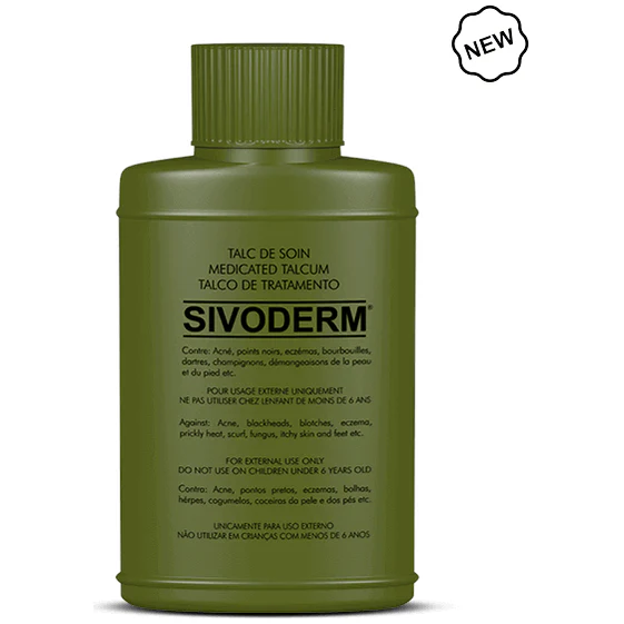 Sivoderm Medicated Talcum / Powder For Acne, Pimples & Eczema 70g