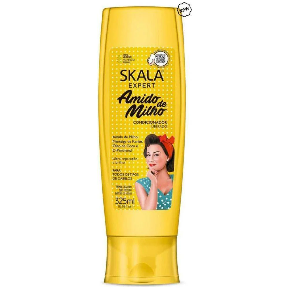 Skala Amido De Milho Corn Starch Conditioner 325ml - Image 2