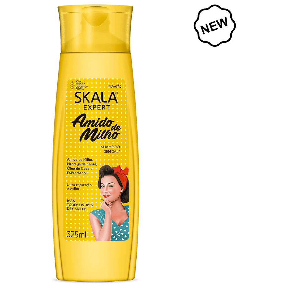 Skala Amido De Milho Corn Starch Shampoo 325ml - Image 2