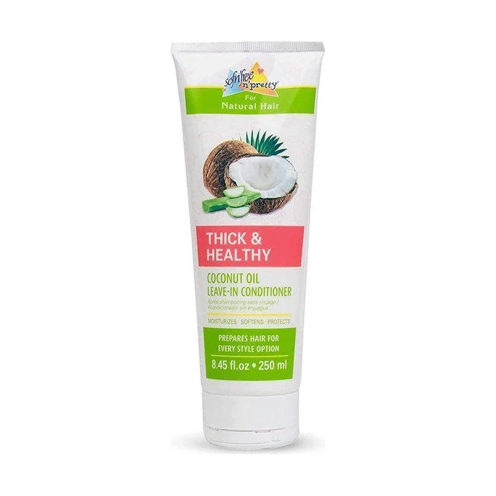 Sofn'free N Pretty Thick & Healthy Coconut Oil Leave-in Conditioner 250ml