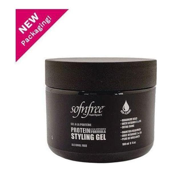Sofn'free Non Flaking Protein Styling Gel Black 177ml