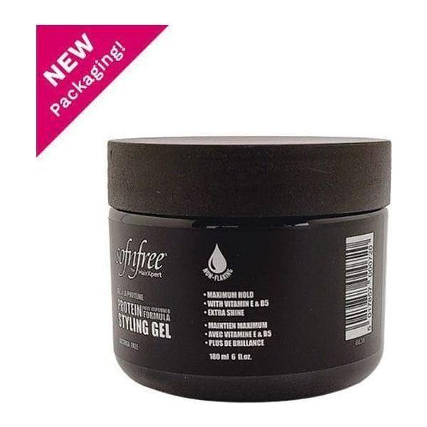 Sofn'free Non Flaking Protein Styling Gel Black 177ml - Image 5