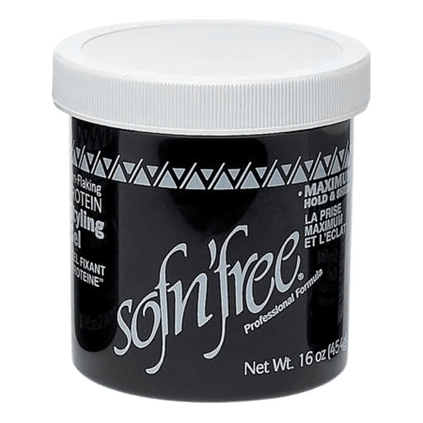 Sofn'free Non Flaking Protein Styling Gel Black 473ml